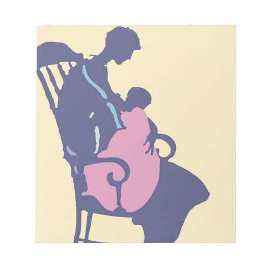 <It's a Girl>von Steve Collier Notizblock (Vorderseite)