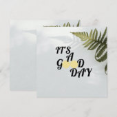 It's a good day einladung (Vorne/Hinten)