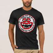 It's a Good Day to be Happy Positive Vibes Quote T-Shirt (Vorderseite)