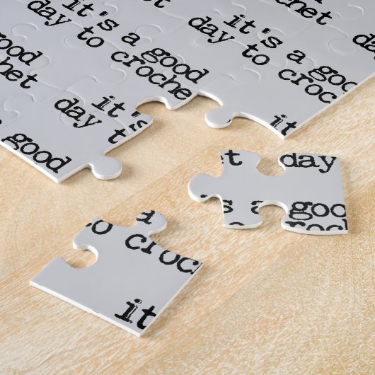 It's A Good Day To Crochet Hook and Yarn Puzzle (Seite)