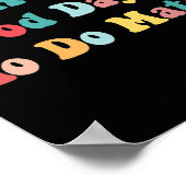 Its A Good Day To Do Math Teachers Women Kids Byck Poster (Ecke)