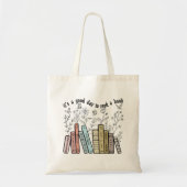 It's A Good Day To Read A Book, books lover  Tragetasche (Vorne)