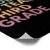 Its A Good Day To Teach Third Grade Teacher Third  Poster (Ecke)