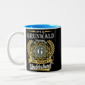  It's A Grunwald Thing You Couldn't Understand Zweifarbige Tasse (Links)