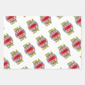 'It's a Hard Rock Life' - Style A Geschenkpapier Set (Vorderseite)