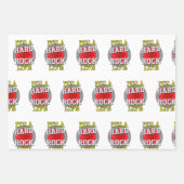 'It's a Hard Rock Life' - Style B Geschenkpapier Set (Vorderseite 2)