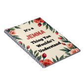 It's a Jemma Thing You Wouldn't Understand Notizblock (Rechte Seite)