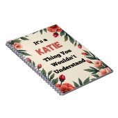 It's a Katie Thing You Wouldn't Understand Notizblock (Rechte Seite)