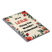 It's a Leslie Thing You Wouldn't Understand Notizblock (Rechte Seite)