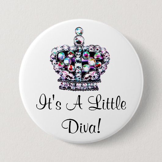 It's A Little Diva! Button (Vorderseite)