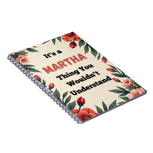 It's a Martha Thing You Wouldn't Understand Notizblock (Rechte Seite)