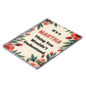 It's a Martha Thing You Wouldn't Understand Notizblock (Linke Seite)