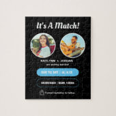 It's A Match | Photo Save the Date Puzzle (Vertikal)