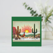 It's A New Mexico Christmas Einladung (Stehend Vorderseite)