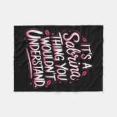 Its A Sabrina Thing You Wouldn't Understand Women  Fleecedecke (Vorderseite (Horizontal))