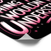 Its A Sabrina Thing You Wouldn't Understand Women  Poster (Ecke)