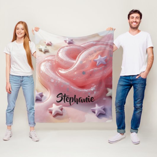 It's a Slime Birthday Party For Girl’s Gift Fleecedecke (Beispiel)