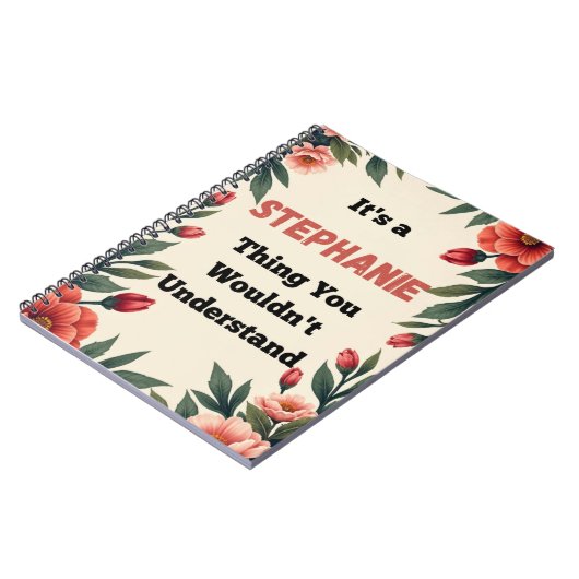 It's a Stephanie Thing You Wouldn't Understand Notizblock (Linke Seite)