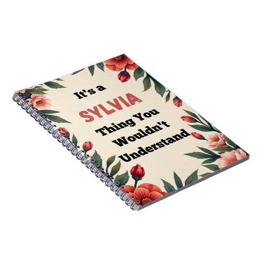 It's a Sylvia Thing You Wouldn't Understand Notizblock (Rechte Seite)