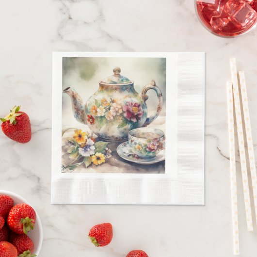 It's A Tea Party  Serviette (Beispiel)