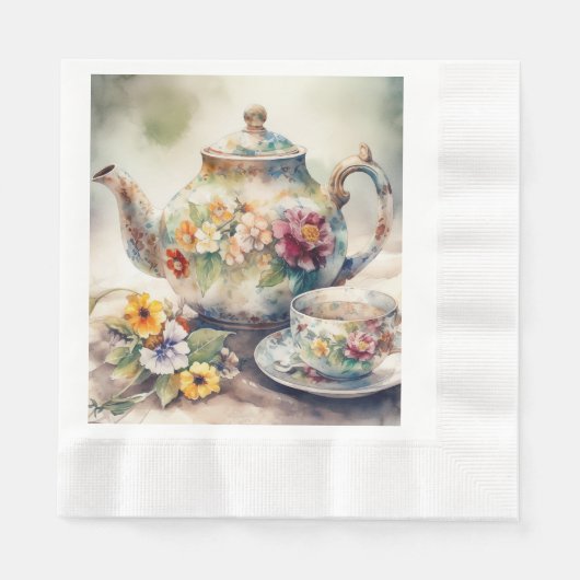 It's A Tea Party  Serviette (Vorderseite)