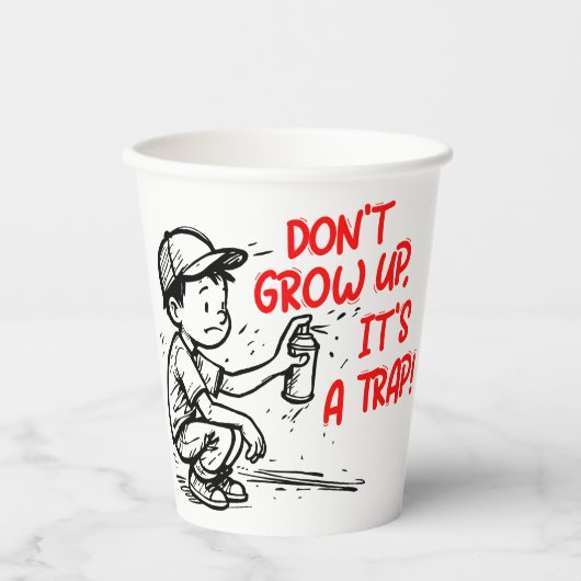 It's a trap pappbecher (Vorderseite)