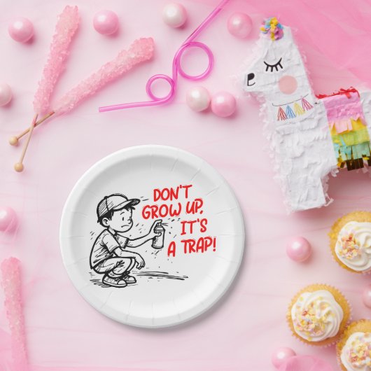 It's a trap pappteller (Party)