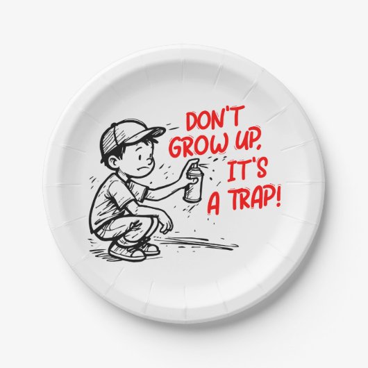 It's a trap pappteller (Vorderseite)