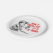 It's a trap pappteller (Schrägansicht)