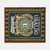 It's A Ubaldo Thing You Couldn't Understand Fleecedecke (Vorderseite (Horizontal))