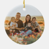 It's A Wonderful Life Ceramic Ornament Red (Hinten)