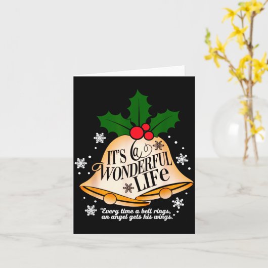 It's A Wonderful Life Everytime A Bell Rings Chris Karte (Gelbe Blume)