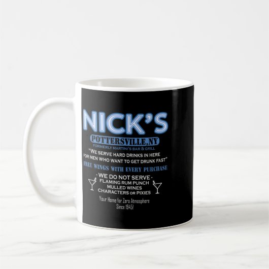 It's A Wonderful Life Nicks Bar George Bailey Clar Kaffeetasse (Links)