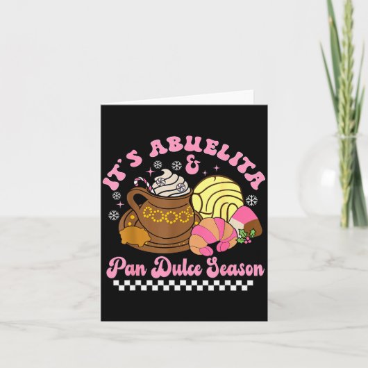 It's Abuelita & Pan Dulce Season Hot Chocolate Karte (Vorderseite)