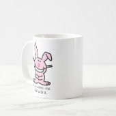 It's all about me deal with it funny bunny Mug Kaffeetasse (Vorderseite Links)