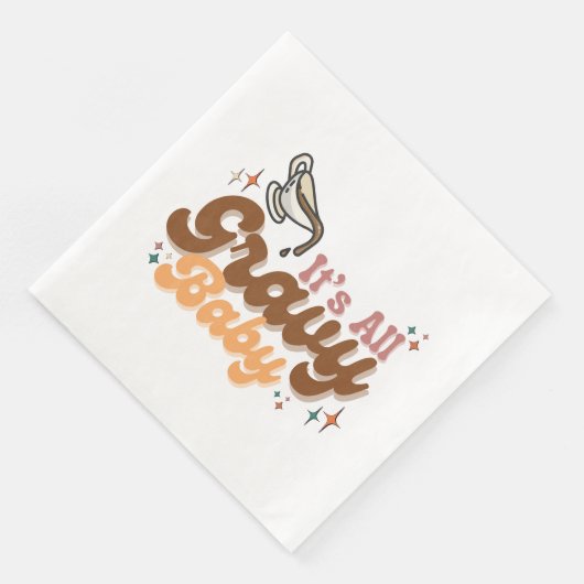 "It's All Gravy Baby" Napkins Serviette (Ecke)