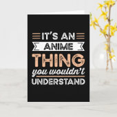 It's an Anime Thing Funny Manga Gift Karte (Gelbe Blume)