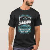 It's An Ellison Thing You Wouldn't Understand Clas T-Shirt (Vorderseite)