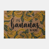 It's Bananas I'm Here Doormat, Funny Bananas Rug Fußmatte (Vorderseite)