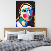 It's Been a Long Day Abstract Digital Painting Leinwanddruck (Insitu (Schlafzimmer))