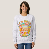 "It's Been Groovy" Retro Sweatshirt (Vorne ganz)