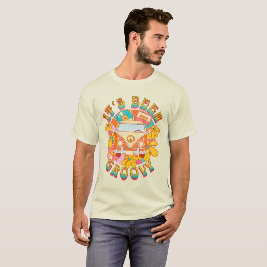 "It's Been Groovy" Retro T-Shirt (Vorne ganz)