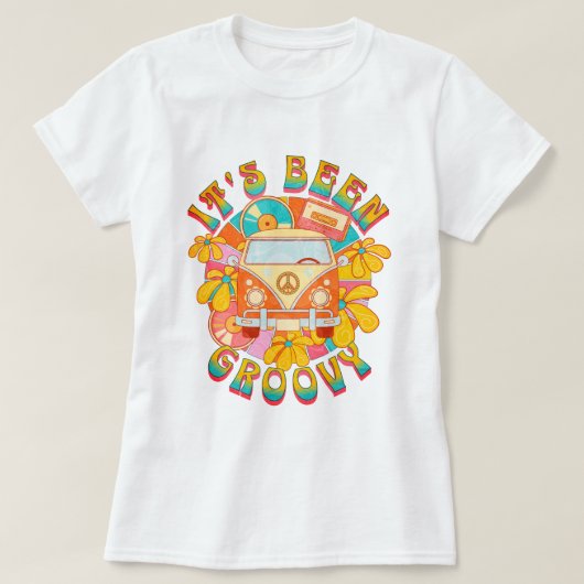 "It's Been Groovy" Retro T-Shirt (Design vorne)