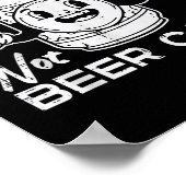 Its Beer Can Not Cant Funny Saying Sarcastic Dad M Poster (Ecke)