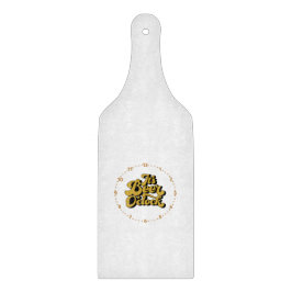 It's Beer O'Clock on a cutting board Schneidebrett