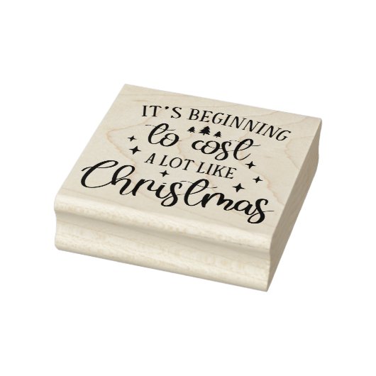 It's beginning to cost alot like Christmas Gummistempel (Stempel)