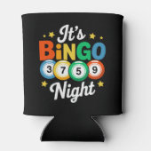 It's Bingo Night"– Colorful Bingo Balls  Dosenkühler (Rückseite)