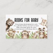 its boy Rustic Woodland Baby Shower Invite Begleitkarte (Vorderseite)