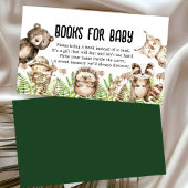 its boy Rustic Woodland Baby Shower Invite Begleitkarte