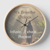 IT'S BREATHE O'CLOCK 🧡 🪬 UHR (Vorderseite)